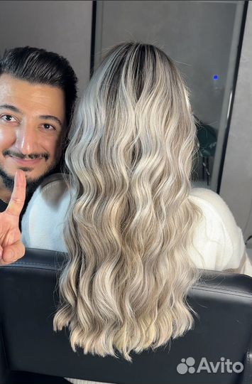 Сложное окрашивание волос, стрижки, аиртач