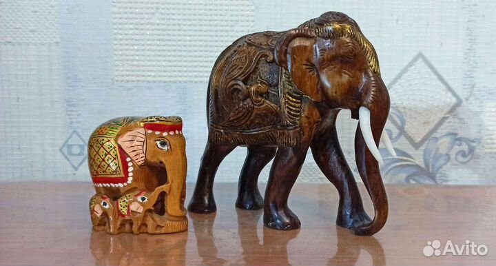 Слон и дерево с аметистами за все