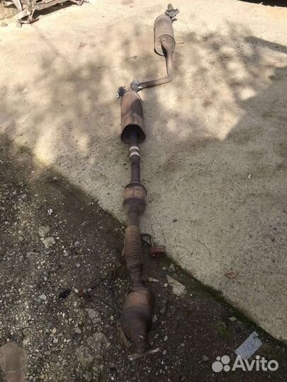 VW polo 5 1.6 глушитель без катализаторов 19г