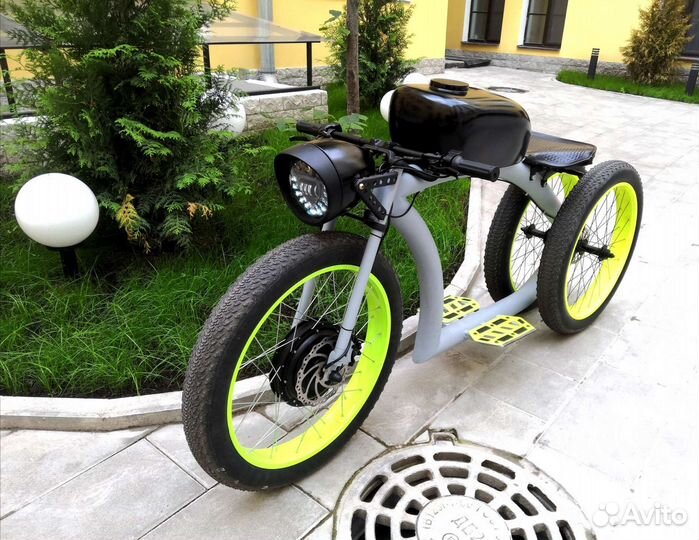 Электровелосипед трехколесный