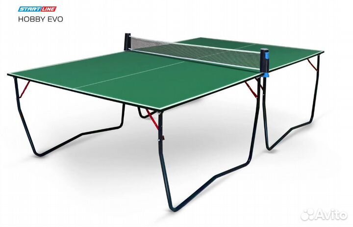Теннисный стол Hobby EVO Green