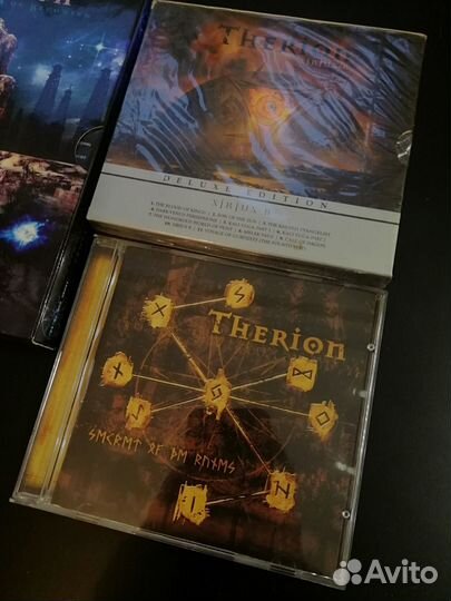 Аудио CD и DVD диски Therion. Лицензионные