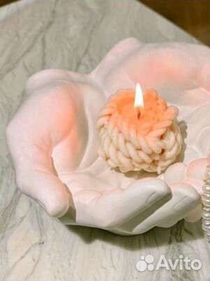 Фигурка-Подсвечник для Дома, Интерьера, Уюта, Гипс