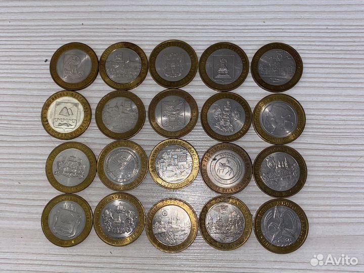 Юбилейные 10 рублей с республиками России