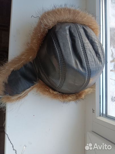 Мужская шапка натуральная