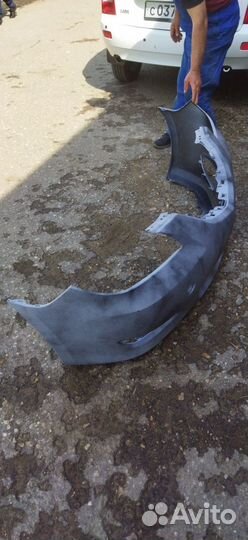 Передний бампер на Мазду 3 1 bk седан