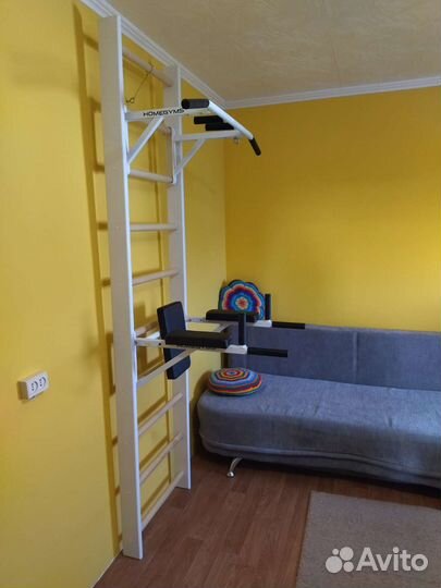 Шведская стенка с турником и брусьями