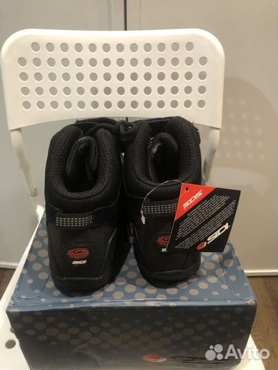 Мотоботы sidi meta black 43 размер