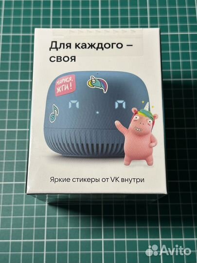 Умная колонка VK Капсула Нео, синий