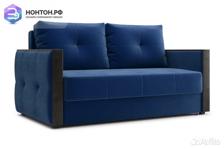 Диван еврокнижка Инсайд темно-синий