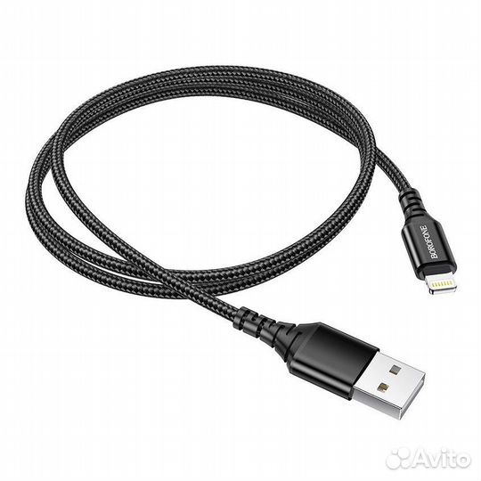 Кабель borofone Lighting BX-54 1m Black