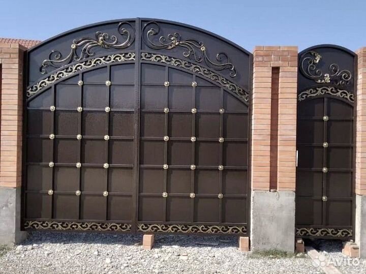 Ворота кованые