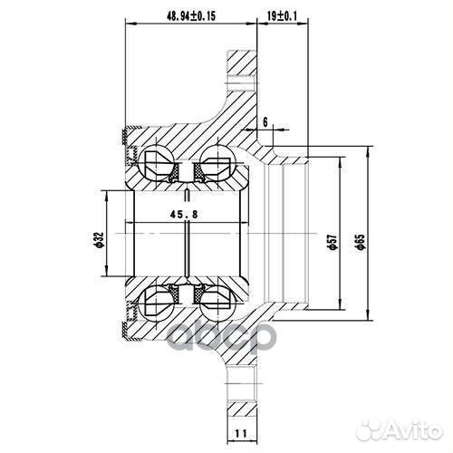 Ступица колеса Z89174R Zikmar