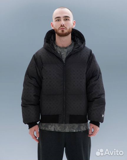 Пуховик haliky black H V1 puffer