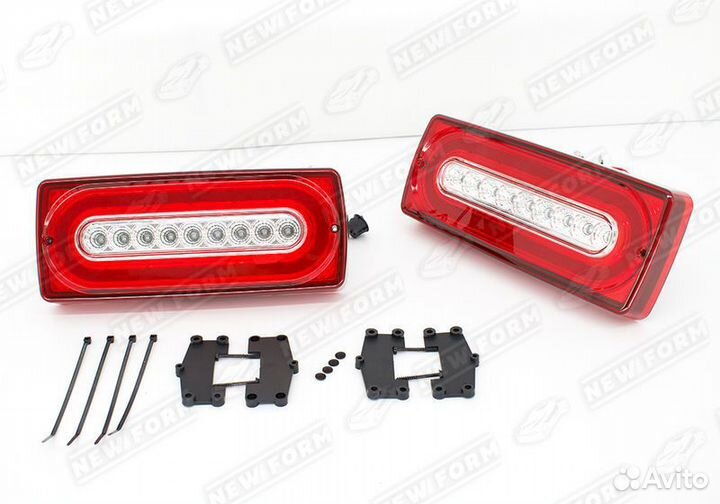 Фонари диодные Мерседес Гелендваген