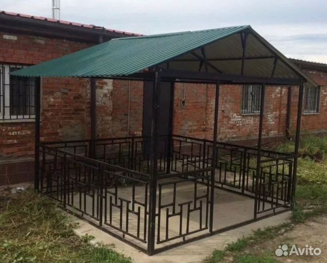 Беседка домик металлическая привезем на адрес