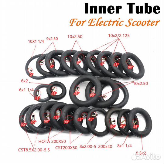 Камеры для всех электросамокатов