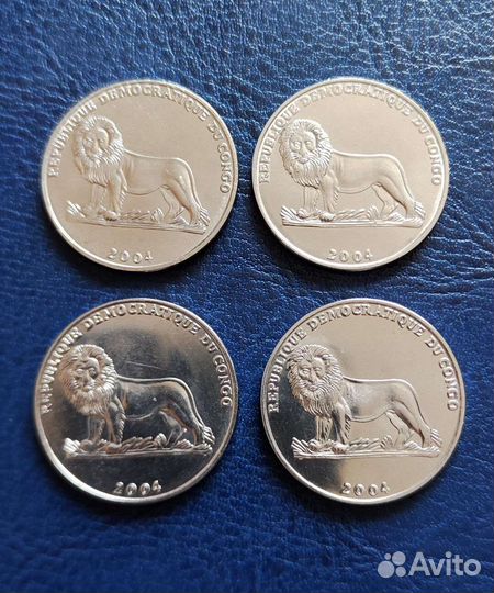 Набор монет Д.Р.Конго