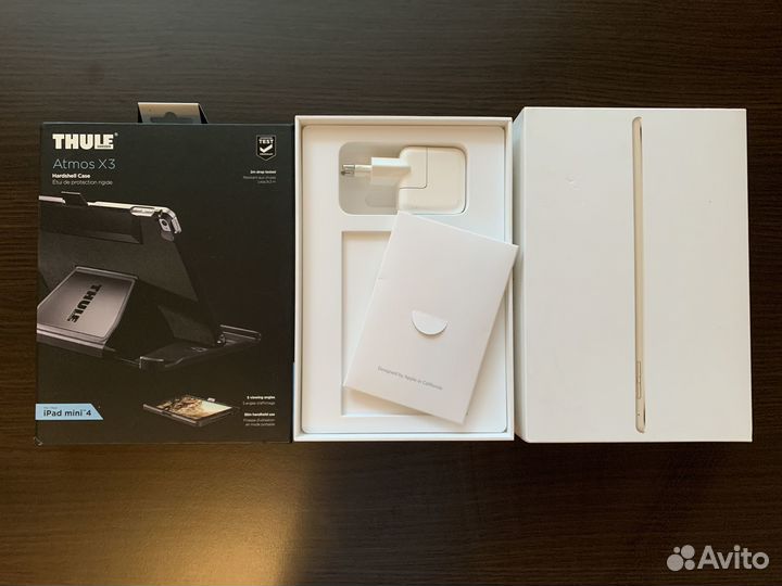 Apple iPad Mini 4 128 Gb WI - FI Gold + Thule Case