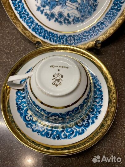 Чайная тройка SEP фарфор ГДР