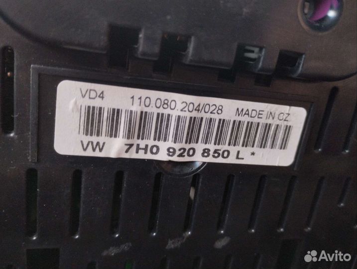 Приборная панель Volkswagen T5