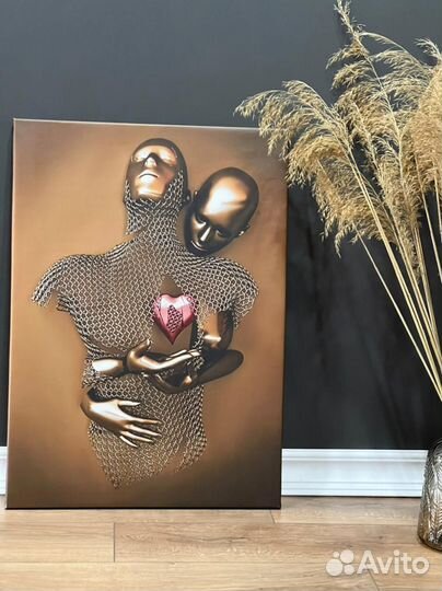 Популярная картина на холсте 3D Love art Самара