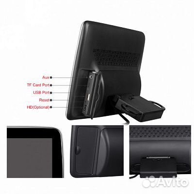 Монитор для задних пассажиров на Android 9.0