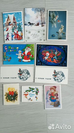 Открытки СССР с Новым годом