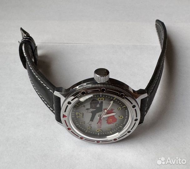 Часы Командирские с Лениным, автородзавод, СССР