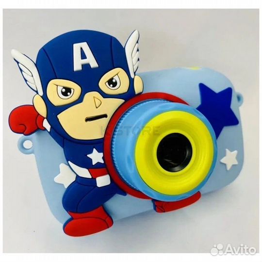 Детский фотоаппарат капитан Америка