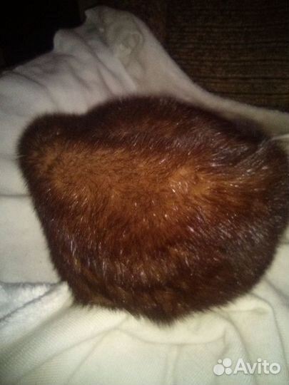 Женская норковая шапка