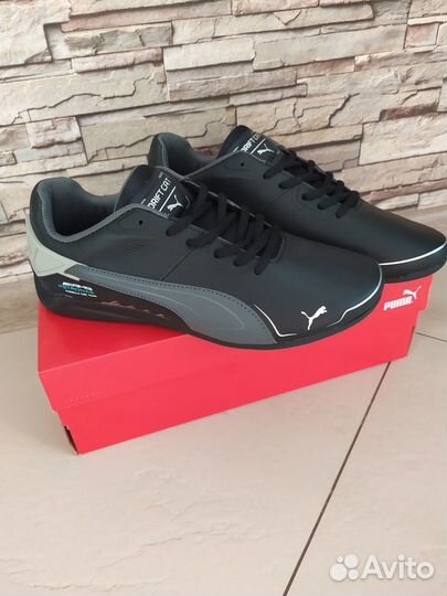 Кроссовки 40 41 Puma AMF Petronas Black white