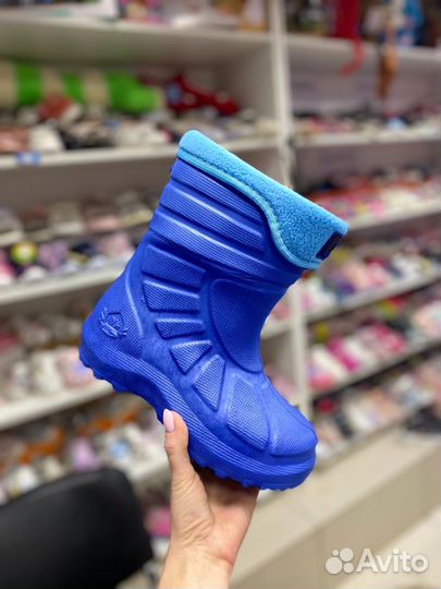 Сапоги резиновые эва 30-35 новые