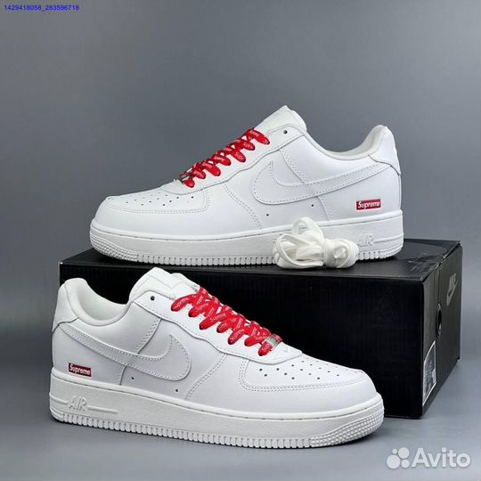 Кроссовки Nike Air Force 1 Low & Supreme (Арт.16571)