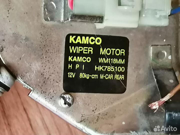 Электродвигатель очистителя стекла задней двери