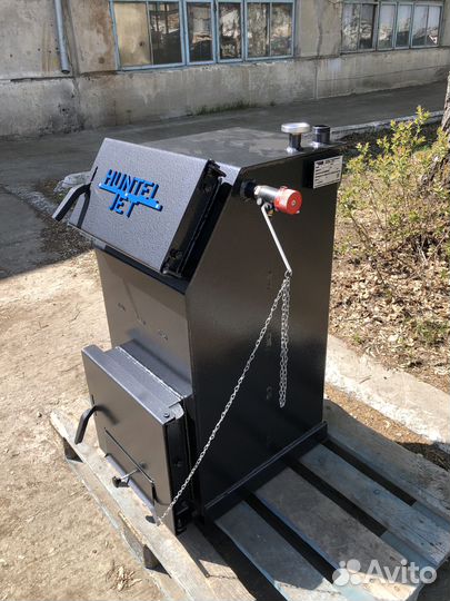 Твердотопливный котёл с увеличенной топкой