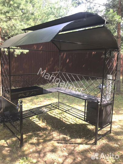 Мангал в стиле лофт