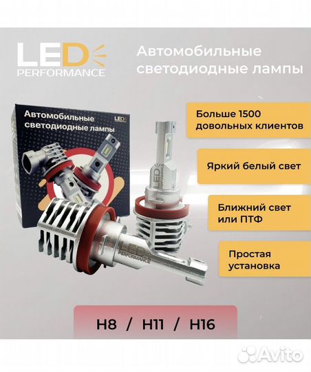 Светодиодные лампы LED h11