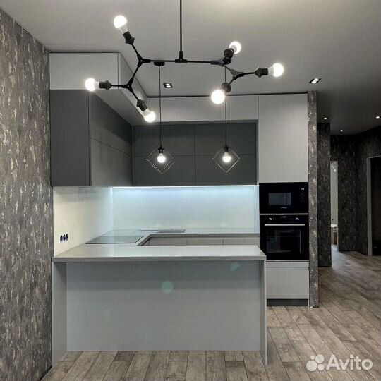 Современная кухня на заказ мдф фасады