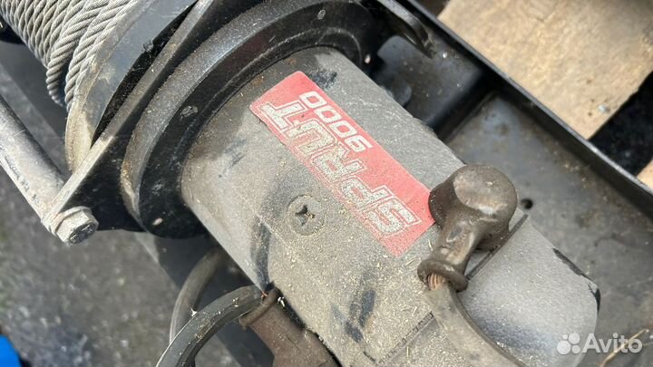 Лебедка с бампером на УАЗ Патриот в сборе