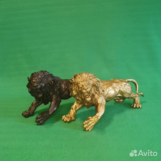 Статуэтка из бронзы Лев бегущий (большая)