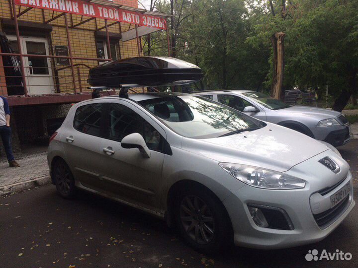 Автобокс багажник на крышу Peugeot 308