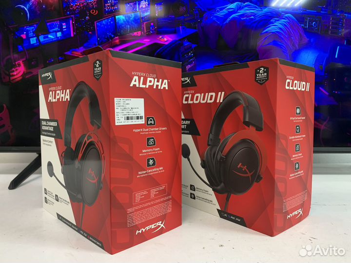 Игровые наушники hyperx