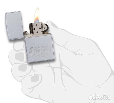 Зажигалка Zippo 24335 Scroll Оригинал Новая