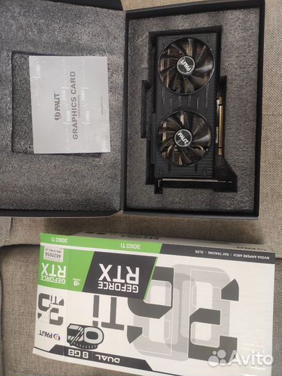 Palit rtx 3060 ti на гарантии
