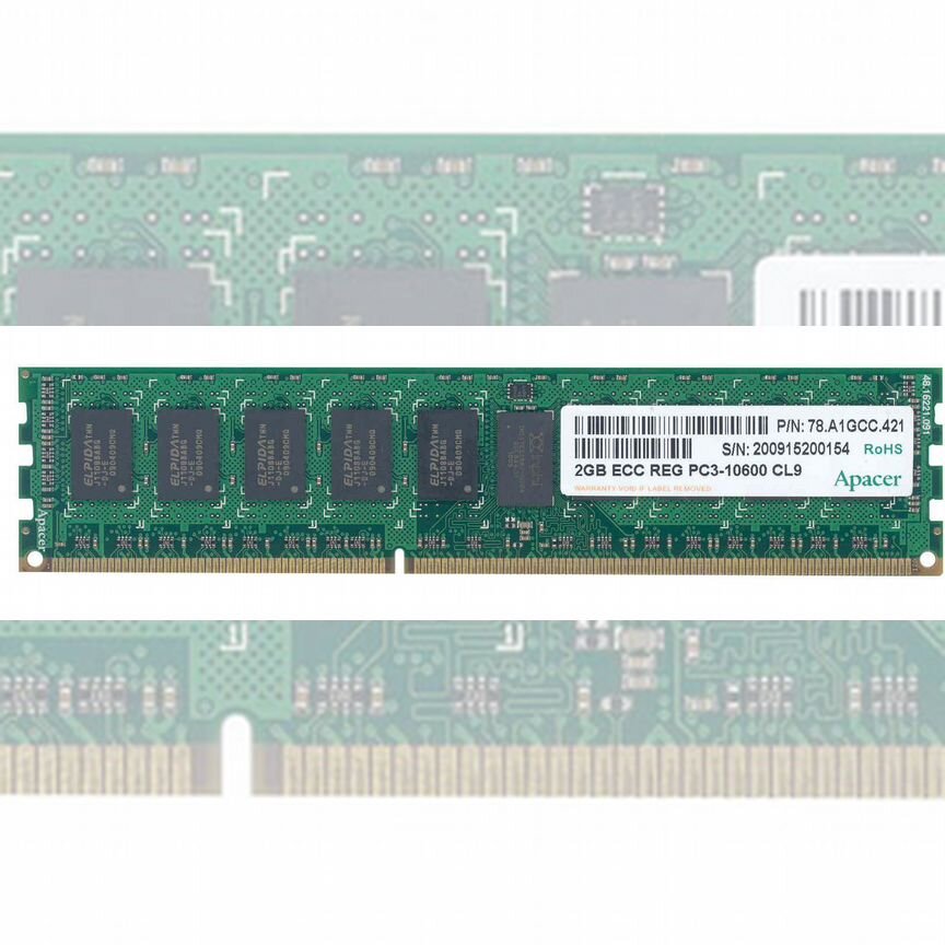 [78.A1GCC.421] Оперативная Память Apacer 2gb 78.A1gcc.421