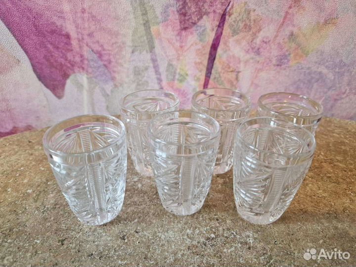 Хрустальные рюмки СССР