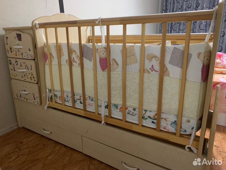 Детская кроватка трансформер