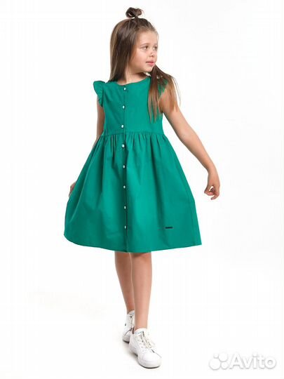 Платье для девочки летнее хлопок Mini Maxi 110 см