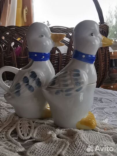 Набор для специй Гуси фарфор